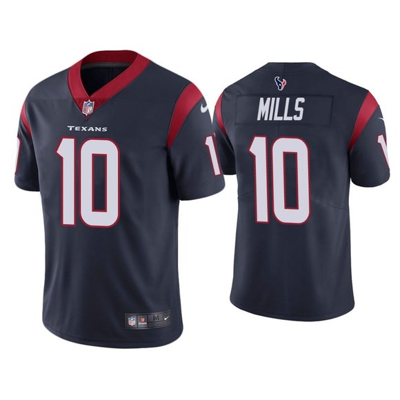 Houston Texans Davis Mills Navy Jersey - Picture 1 of 1